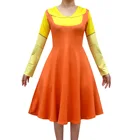 Girl 2021 Korean TV Squid Game 123 Wood Girl Children Adult Fashion Women's Skirt Suit Squid Game Suit