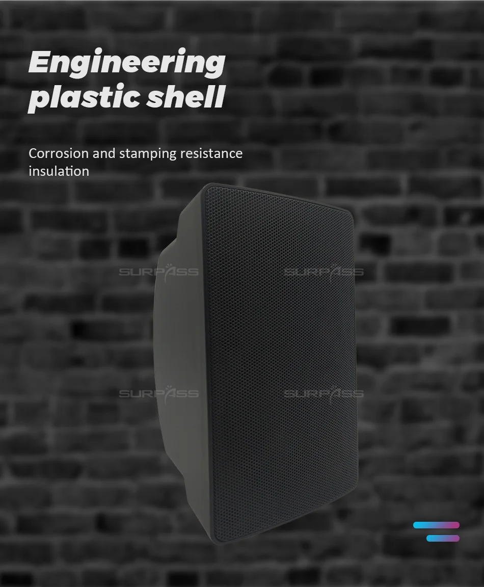 Hot Sale Black and White Color Outdoor PA System Waterproof Wall Mount Public Address PA Speaker - ANKUX.COM