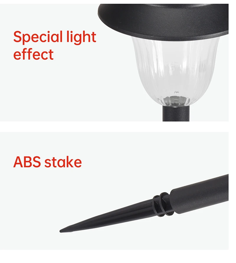 Outdoor Easy Install Pathway Yard Villa Decoration Solar Lawn Light waterproof solar led garden light