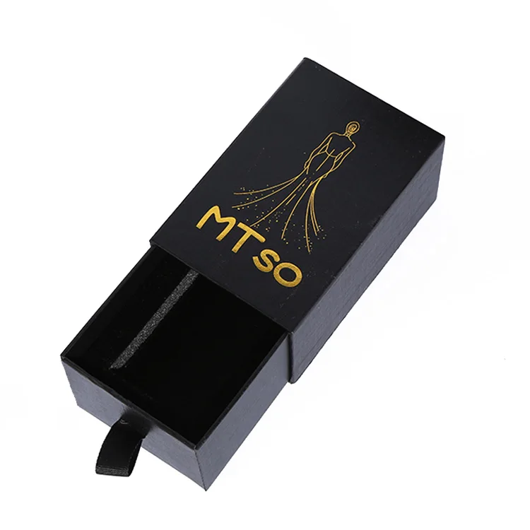 accept custom order black paperboard packaging boxes cardboard