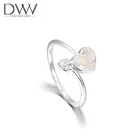 Ring Name Ring 2021 Popular Design Heart Shape Ring Mother Of Pearl Stone Romantic Ring For Women