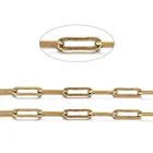 Copper Chains Necklace 5 Meters Copper Crossing Chains Bulk Necklace Bracelet Jewelry Making Findings