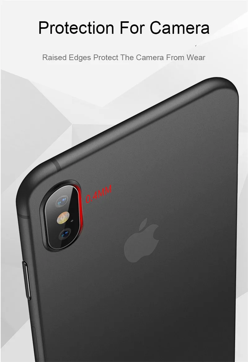 0.3mm Ultra Thin Clear Matte Mobile Phone Case For iPhone 12 11 Pro Max XR XS 12 Mini 7 8 Plus SE 2020 PP Plastic Frosted TPU pc