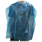 Cape Hairdressing Cape Waterproof Disposable Hair Cutting Cape Mens Plastic Disposable Hairdressing Cape