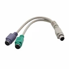 Usb To Adapter Cable Adapter USB To Dual 6In Ps/2 Keyboard Mouse Splitter Converter Extension Cable Adapter