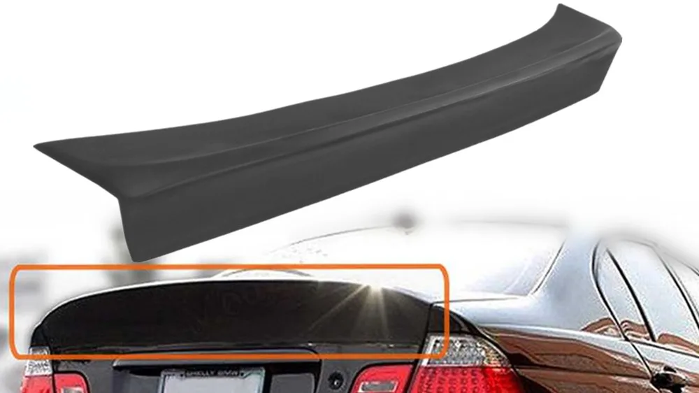 Abs Plastic Carbon Fiber Csl Rear Trunk Lip Spoiler For Bmw 3 Series