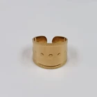 Ring Wedding European And American Gold Women's Jewelry Men's Couple Ring Stainless Steel Wedding Ring