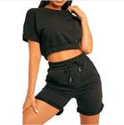 Clothing Summer Multi-color 2 Piece Short Set Clothing Chill Fitness 2 Piece Sets