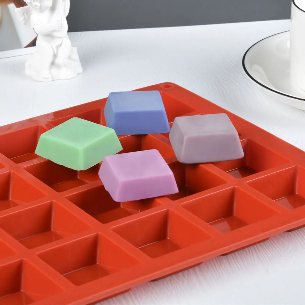 New Design Square Silicone Mousse Mold For Baking Dessert  Cheesecake Truffle Caramels Jelly Brownie Soap Mold