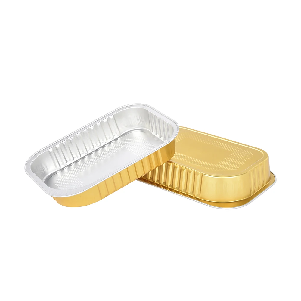 product c345 crease free eco friendly foil pan wrinkle proof baking pan recyclable foil pan for sustainable catering-2