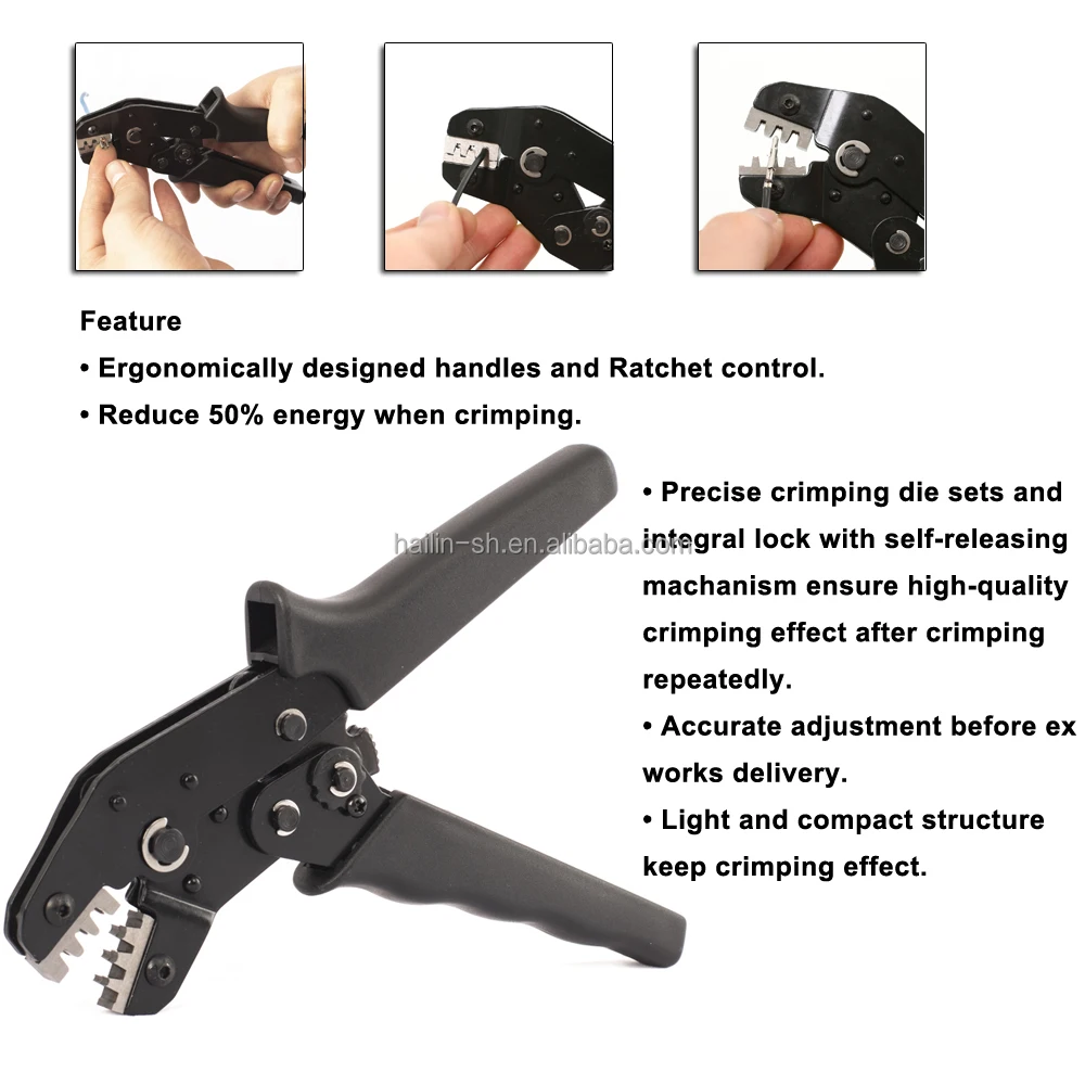 Tay Crimper Molex SN-28B D-Sub 23-17 AWG Dụng Cụ Uốn Đầu Cuối Cáp Cầm Tay