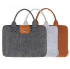 Felt Laptop Bag Feltfelt Factory Wholesale Custom Wool Felt Protective Cover Laptop Portable Bag
