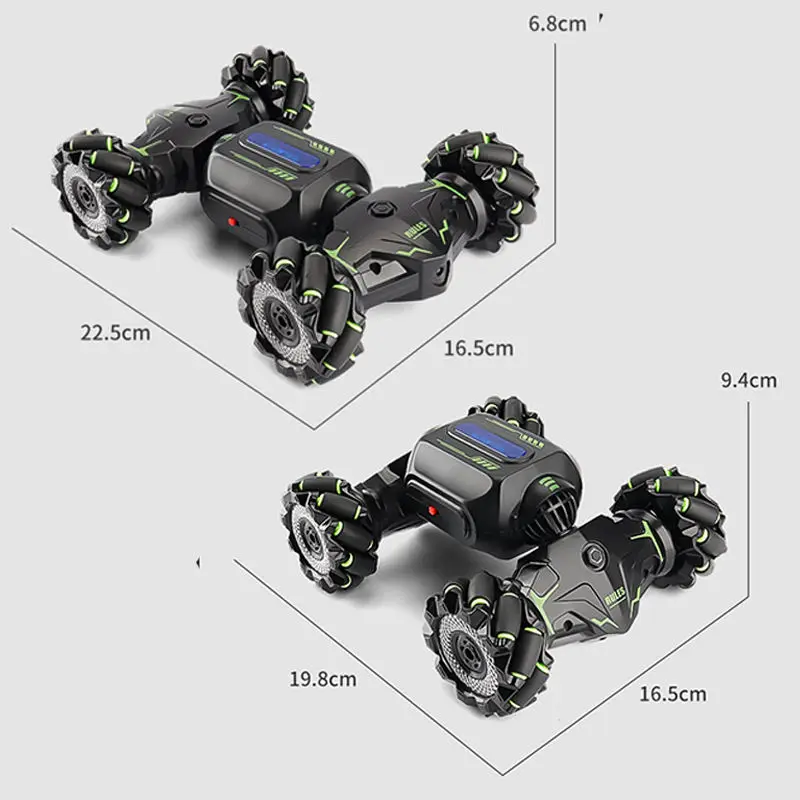 2.4G RC Stunt Twist Climbing Vehicle Toy 4WD Off-road Drift Gesture Sensing Car Double-sided 360-degree Rotation Tumbling Car