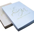 Wedding Customized Transparent Acrylic Wedding Invitations Acrylic Invitation Card With Box