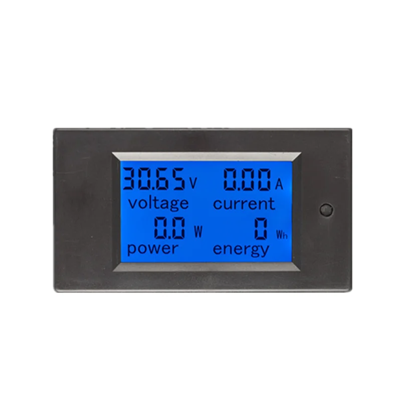 Voltage Current Meter Energy PEACEFAIR DC6.5-100V Digital Electric Power 