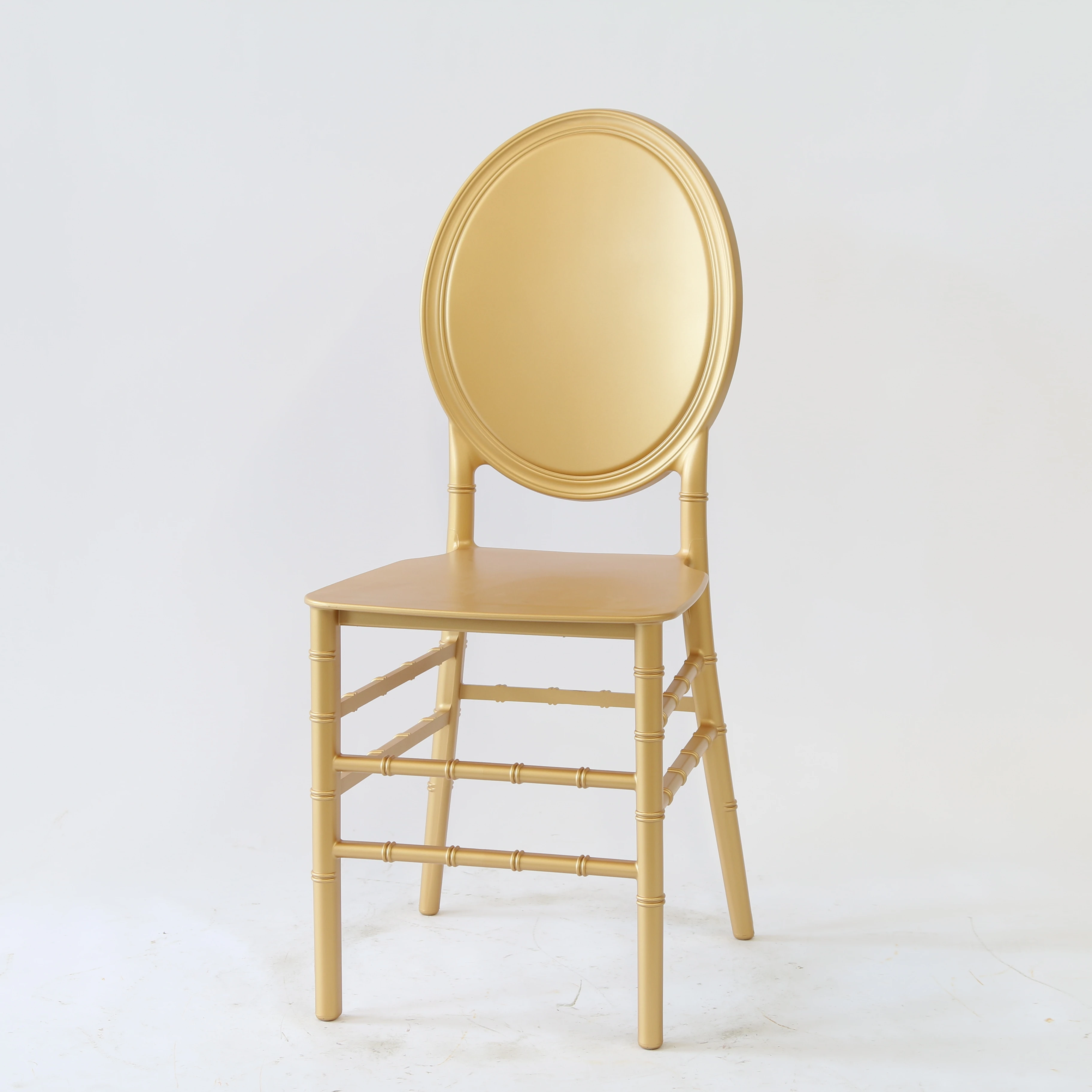 royal gold plastic chair