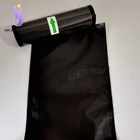For Food Grade Microwavable Black Embossing Vacuum Seal Packaging Bags Roll For Fruit Vegetable Meal