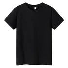 Men Quick Dry Breathable 100%cotton Shortsleeve Round Neck T Shirts Fitness Men Good Quality Black Blue Gay White Tshorts