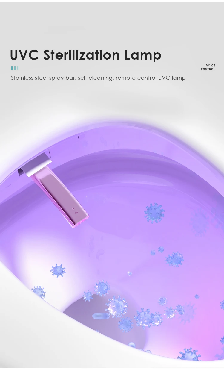 product high end fully automatic operation electric bidet siphonic flush bathroom wc toilet intelligent toilet bowl smart toilet-24