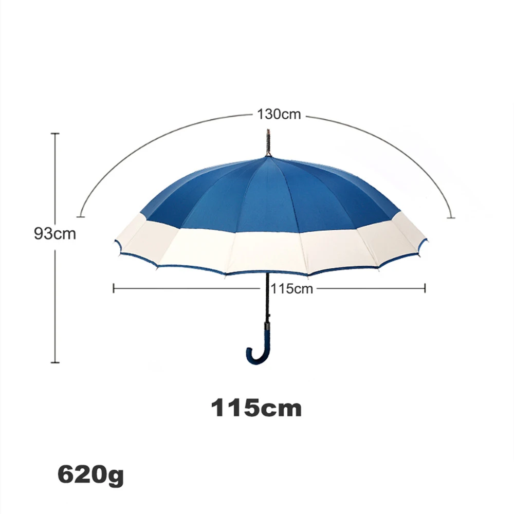 DD2712  In Stock 8K Luxury Automatic Long Straight Handle Umbrella Sun Rainy Business Golf Umbrellas