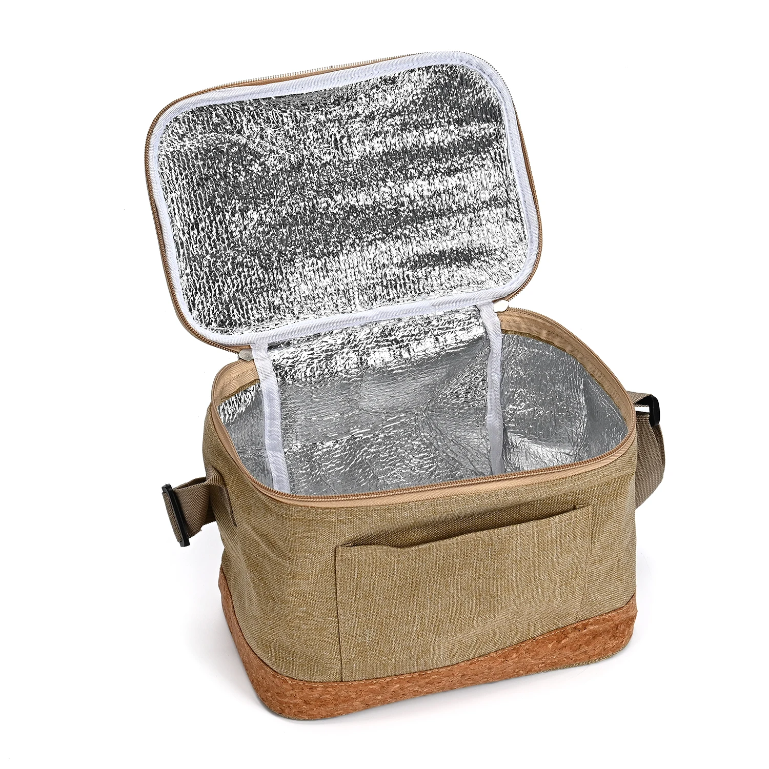 Eco-friendly Natural Cork Wood Tote Shopping Bag Portugal Cork Handbags Recyclable Waterproof Makeup Bag for Daily Use factory