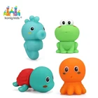Kids Bath Konig Kids Cute Marine Animal Play Set Spray Water Toy BathTub Baby Bath Toys