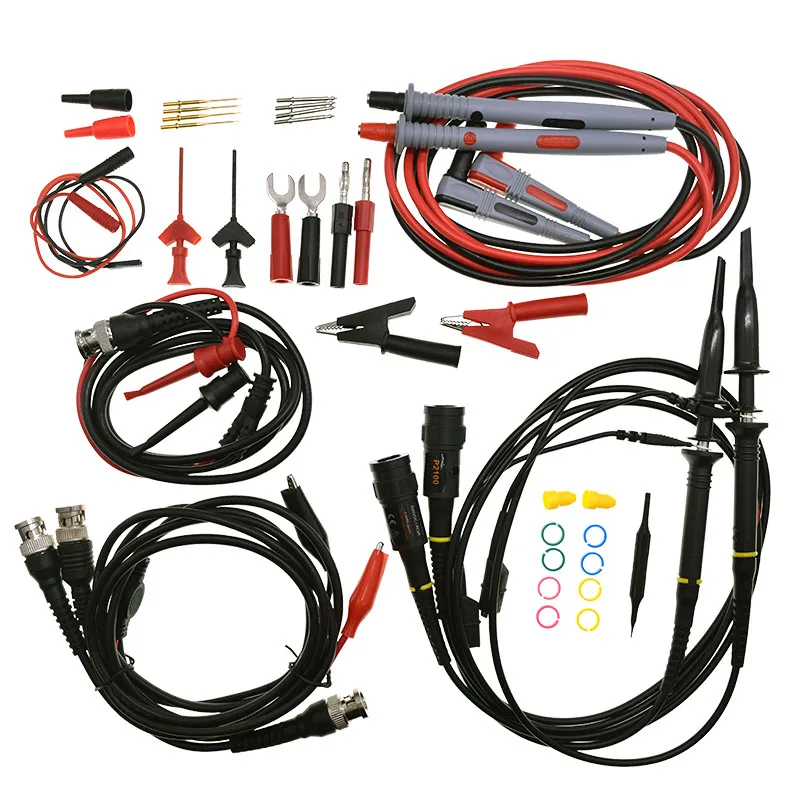 Multimeter Test Leads Kit P2100 Oscilloscope Probe BNC Test Leads Cable Wire Set 
