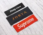 Clothes High Quality Free Custom Printed Cotton Woven Garment Private Collar Label Gym Clothes