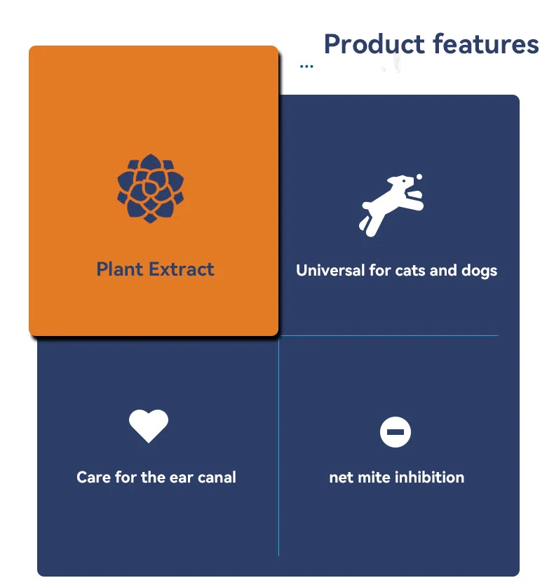 New Pet Ear Wash Ear Mite Cleaning Solution for Cats and Dogs Mild and Non-irritating Pet Products details