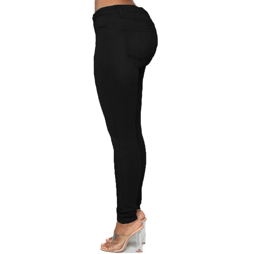 Plus size women's jeans denim pants trousers ladies skinny mom jeans femme designer custom denim jeans pantalon for women 2022