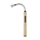 Usb Cigar Custom Windproof Electric Rechargeable Arc Lighter Usb Lighter For Gas Stoves Cigar Candles