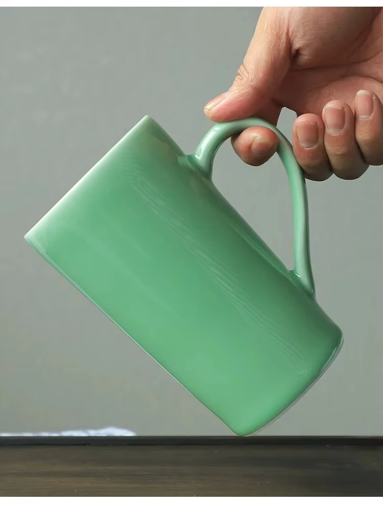 product longquan celadon large large classic design capacity ceramic mug draft beer water ceramics cup for summer party drinking cup-10