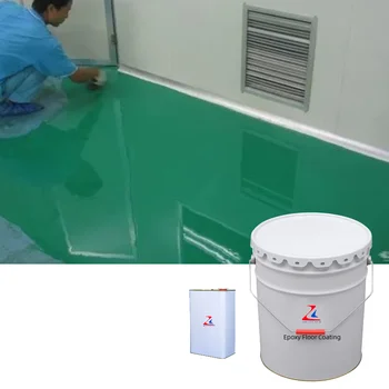 Self leveling 100% Epoxy Paint for floor Epoxy flooring paint for garage warehouse Epoxy paint flooring