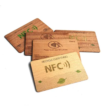 Factory Customized Environmentally Friendly Waterproof Wooden Hotel key Cards Programmable Smart Rfid Hotel Room Key Card