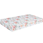 Baby Nursery 100% Organic Cotton Crib Baby Cot Sheets Nursery Bedding Baby Floral Sheet Soft Baby Girl Crib Sheet Set