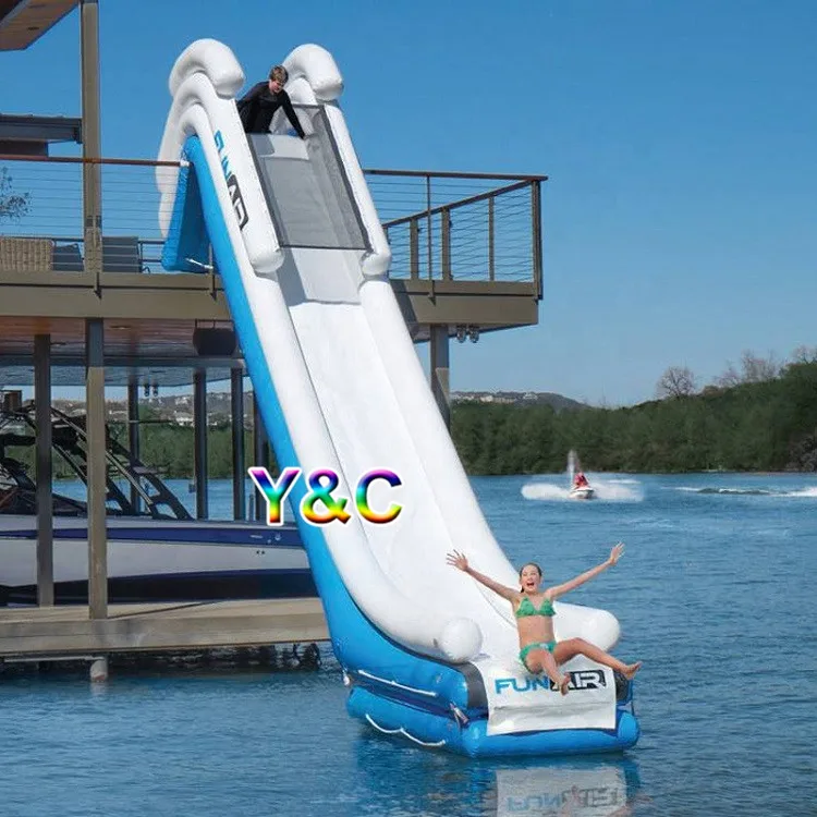 pvc material inflatable water slide