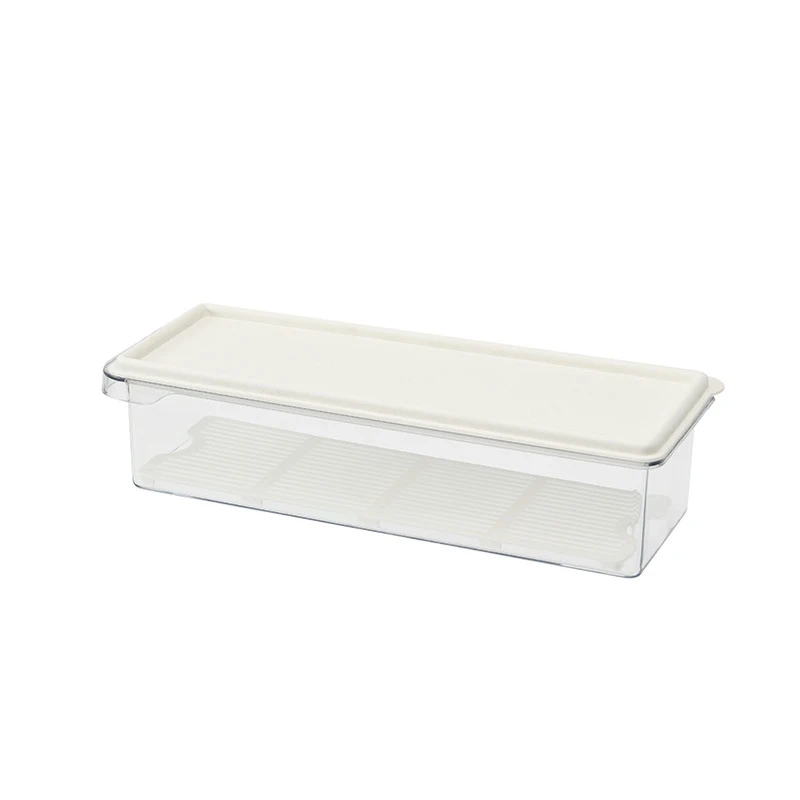 Refrigerator Storage Box Fridge Bins Food Container Inner Strainer Kitchen Organization Plastic Box