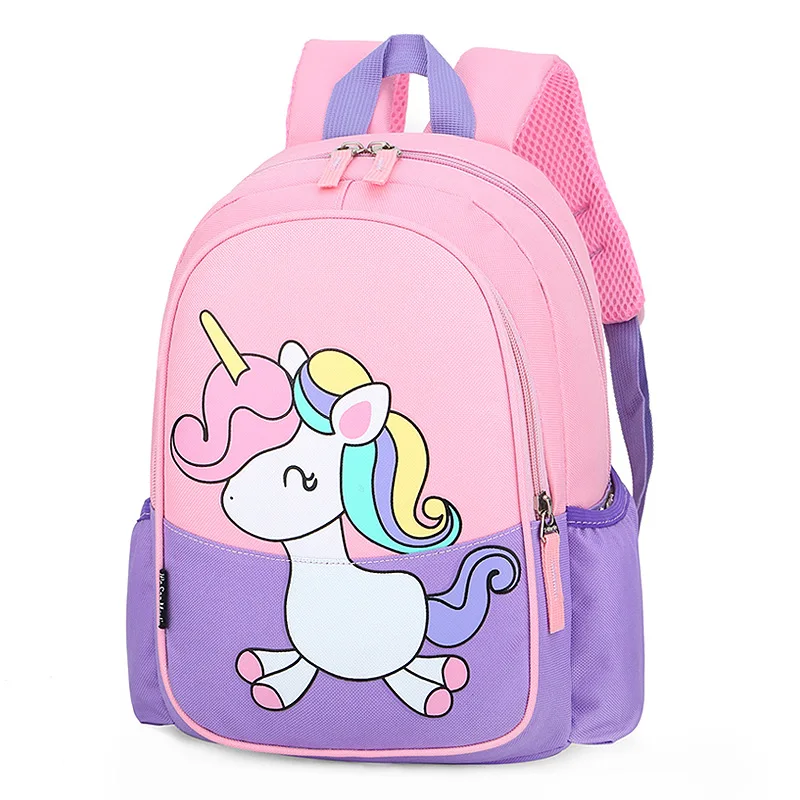 Hotselling Wholesale Cheap Price New Cartoon Unicorn Print School Bags Girls Unicorn School Bag