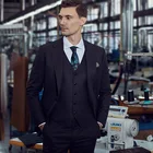 Suits Suit Special Hot Selling Men Made To Measure Bespoke Custom Man Black Suits