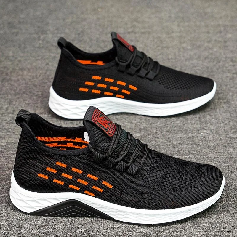 hot sale breathable sport fashion sneakers mesh men casual shoes