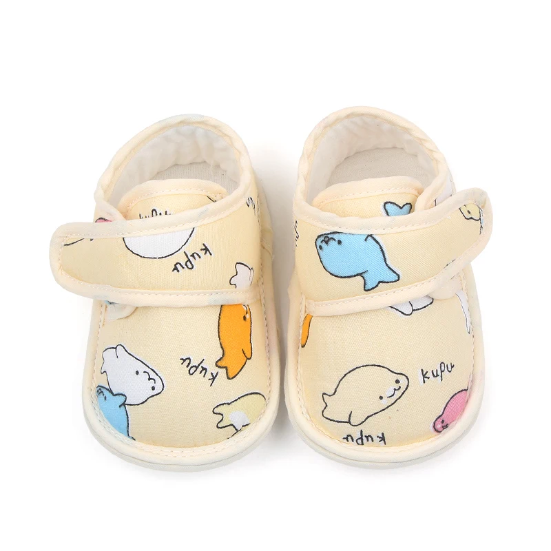 High Quality Soft Cotton Printing Newborn Baby Infant Shoes for Boys and Girls 2023 manufacture