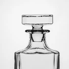 Glass Glass Whiskey Glass NOVARE Wholesale 25 Oz Square Plain Glass Whiskey Decanter