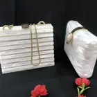 Bags Bag Stone Factories Hot Sale Acrylic Bags Evening Bag Fashion Ladies Stone Pattern Fancy Party Clutch Bags