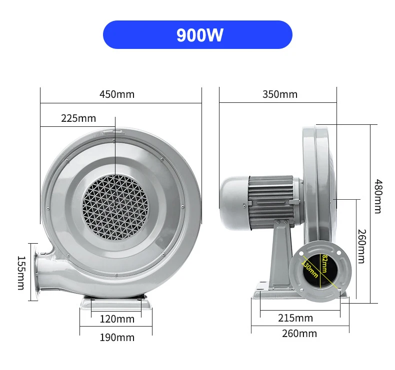 Centrifugal Fan, 900W, 220V, 380V - detail 14
