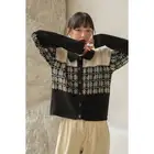 Cardigan 2022 New Style Color Block Knitted Sweater Women's Cardigan Long Sleeve Top Femme