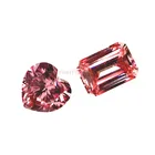 Gemstone Gemstone Sales Synthetic Pink Emerald Loose Moissanite Gemstone For Fashion Jewelry
