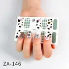 Christmas Nail Christmas Patterns Leaves Flowers Leopard-prints Snowman Patterns Nail Stickers