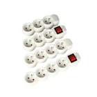 Waterproof Sockets High Precision Quality European Desk Waterproof Cuboid Sockets