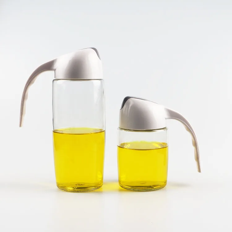 豪华厨房使用油瓶玻璃油分配器带手柄300毫升600毫升