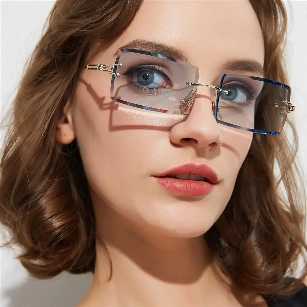 stylish frameless specs